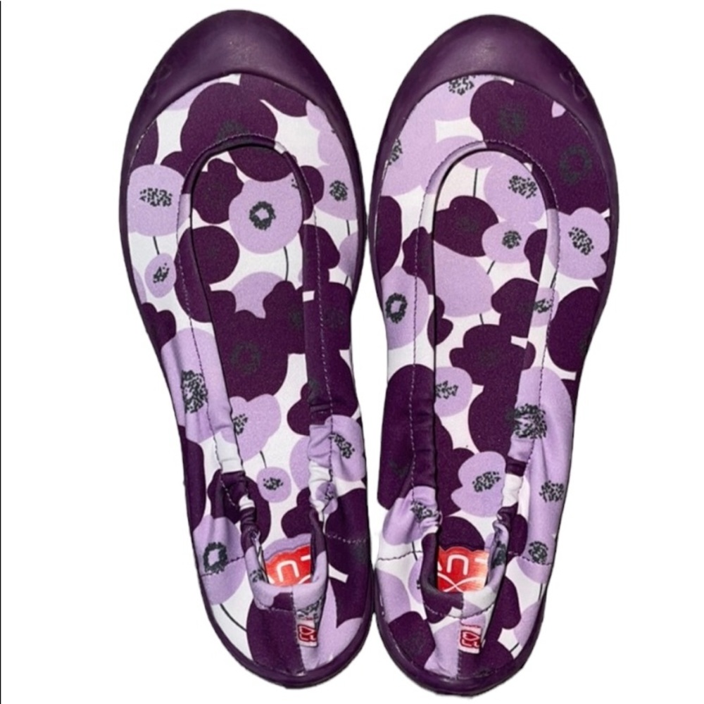Luv Footwear Dream Flat Dark Purple Poppy Women’s Size 6
